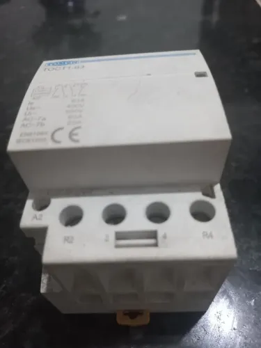 Contador de potência relé auxiliar 220v 4polos 63a 4na 