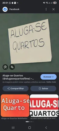 Aluga-se quarto no mosqueiro