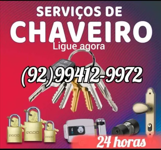 Chaveiro 24 horas Manaus carros motos e residência 
