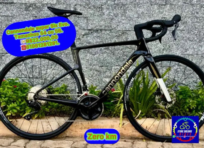 Cannondale super Six Evo. Tamanhos 54 ou 56.
