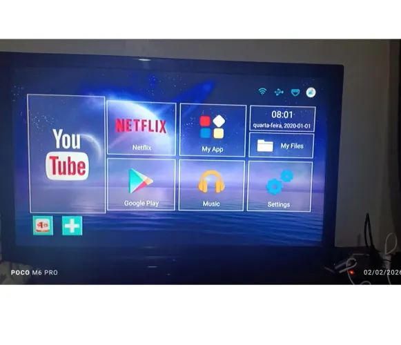 TV 42 Polegadas - com Aparelho Conversor Digital e Aparelho Android Smart wi-fi <br>
