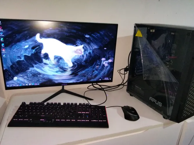 Pc gamer completo aceito troca em notebook