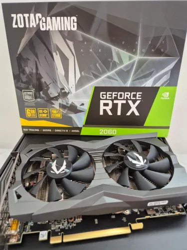 Placa de vídeo Geforce RTX 2060 NVIDEA 6gb