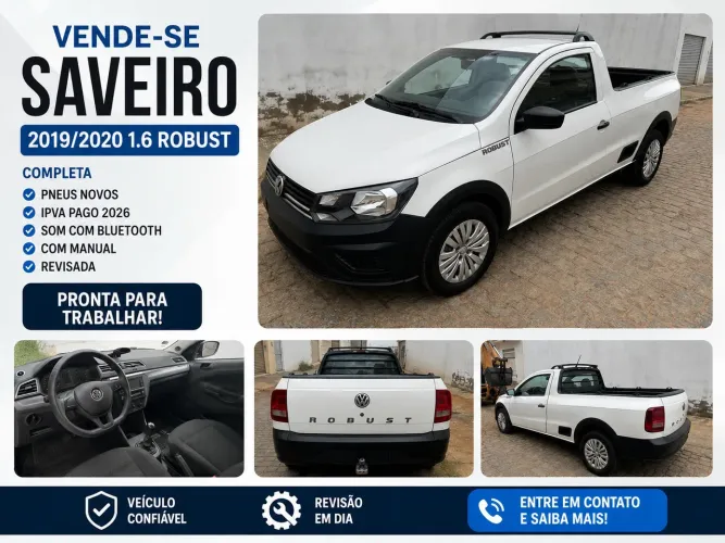 Volkswagen Saveiro Robust 1.6 Total Flex 8V 2020