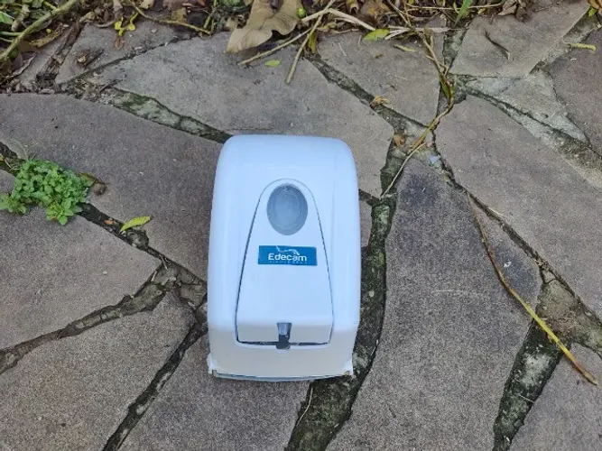 Suporte Sabonete Líquido Saboneteira Branca Capacidade 900ml Dispenser 