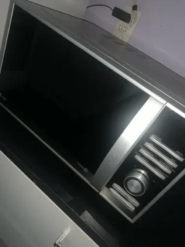 Microondas LG inox prata