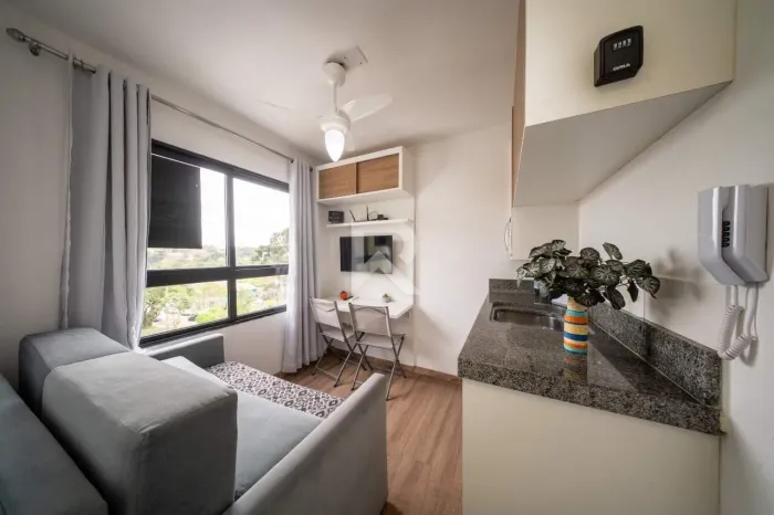 Estúdio Mobiliado para Locação, 19 m² - Ecoville - Curitiba/PR