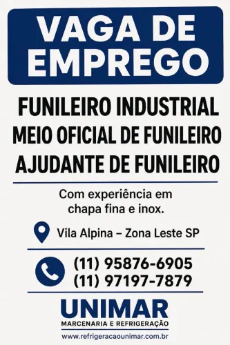 Ajudante de funileiro 