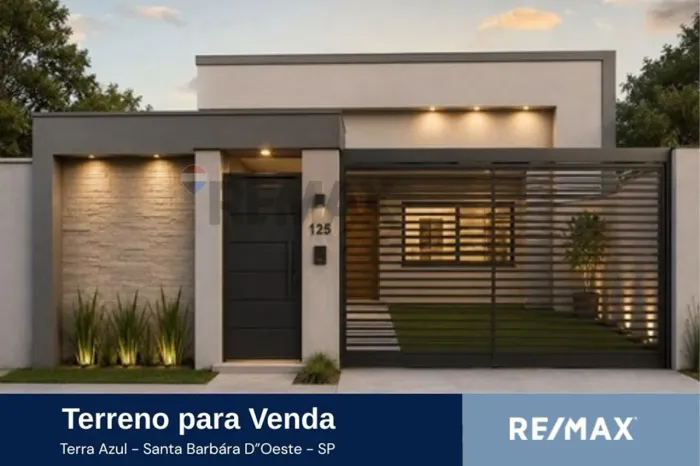 Terreno 200m² à venda no Terra Azul em Santa Bárbara