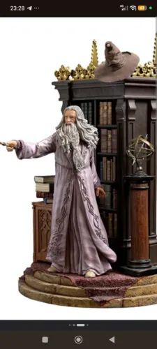 Alvo dumbledore Iron studios exclusivo