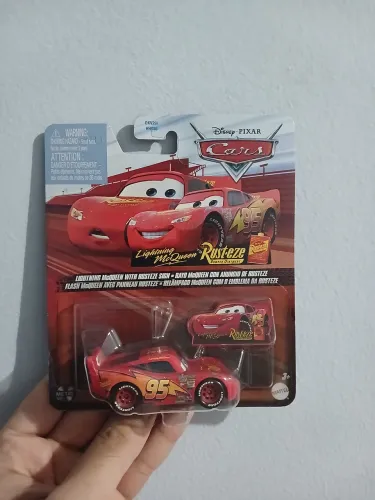 Disney pixar cars - Relâmpago mcqueen com placa da Rusteze