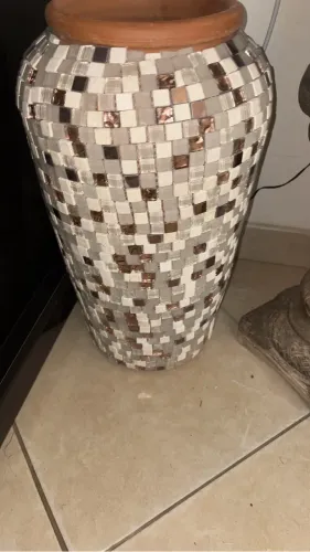 Vasos de mosaicos 