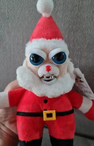 Feisty papai noel chaveiro