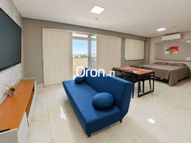 Flat mobiliado com 1 dormitório à venda, 55 m² por R$ 570.000 - Jardim Goiás - Goiânia/GO