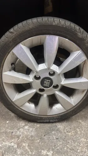 4 Rodas Fiat Aro 15 com Pneus Delinte 185/45/15 Zerados
