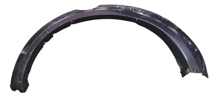 Alargador Moldura Traseiro L200 Triton 2000 A 2010 Preto