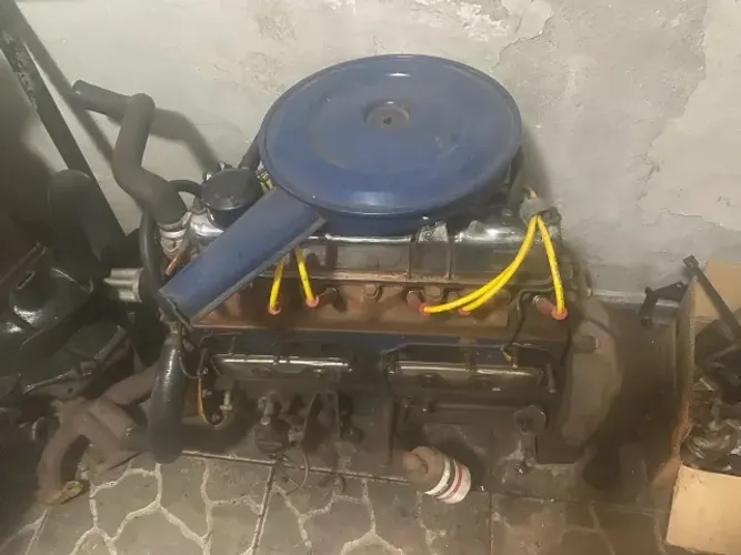 Motor e cambio 6 cilindros Ford Maverick Jeep Willys completo