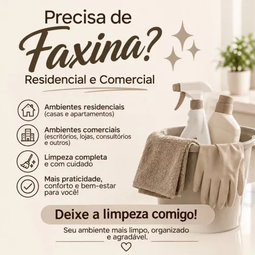 Faxina Residencial e Comercial