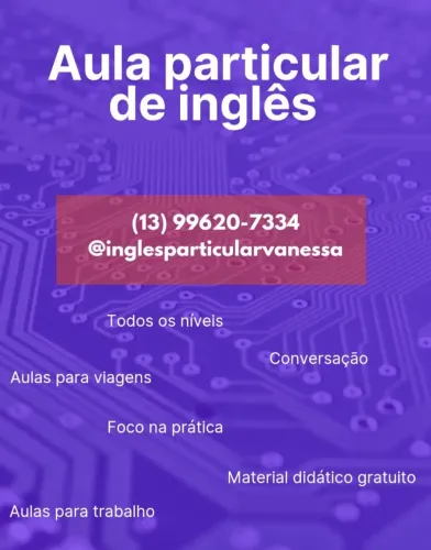 Aula particular de inglês 