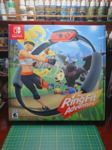 Ring Fit Adventure, completo. Raro. Seminovo. Nintendo Switch 1 e 2.