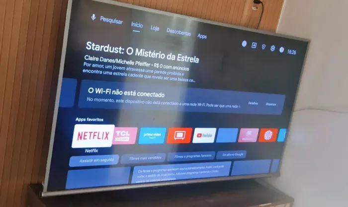 ?Smart TV TCL 50" 4K LED (50P8M) - Android TV / Comando de Voz / Impecável