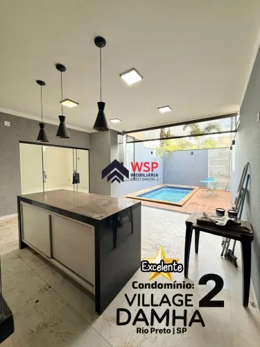 Condominio Village Damha 2 - Casa à venda no bairro Damha II - São José do Rio Preto/SP