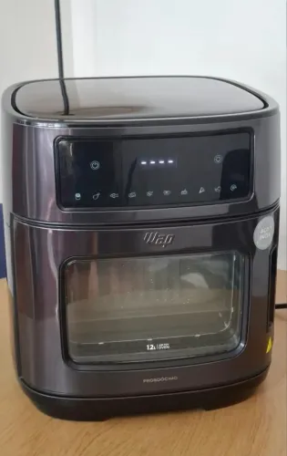 Air Fryer Wap Oven WAOD2 Preto e Inox Black Digital com Timer 12L/ 110v Leia a descrição
