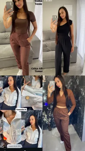 Lote 15 peças roupas femininas linhas para o inverno