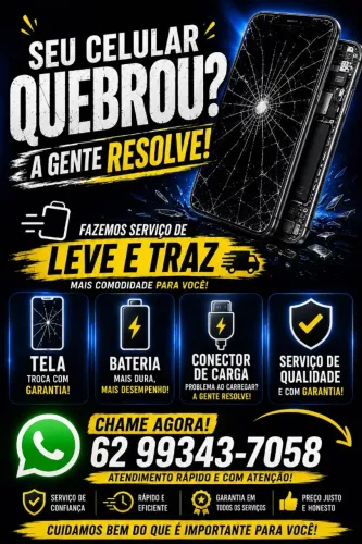 CELULAR QUEBROU? NÓS CONSERTAMOS!