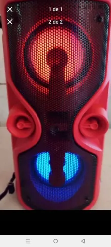 Caixa de som 50 w potência usado   envio por Uber flash cobro  uma taxa de envio