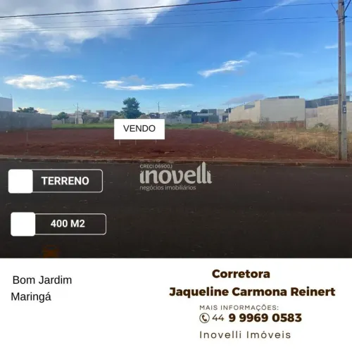 Terreno à venda em Maringá, Bom Jardim, com 400 m²