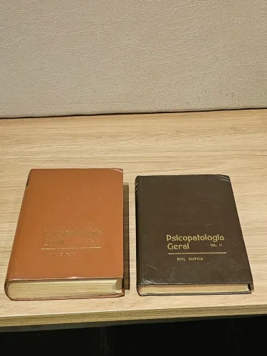 Livro Psicopatologia Karl Jaspers, 2 volumes
