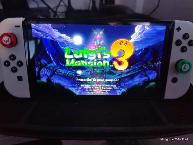 Nintendo switch oled desbloqueado 256 Gb
