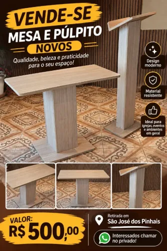 Mesa + Púlpito