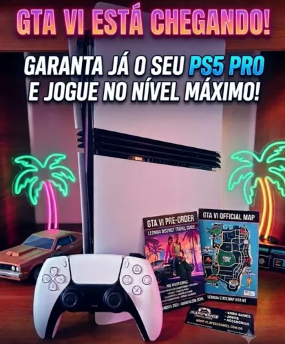 Playstation 5 Pro Memória 2TB (Aceito Cartão)