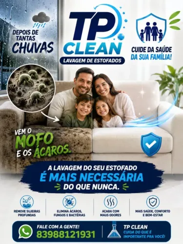 Limpeza profissional de sofas
