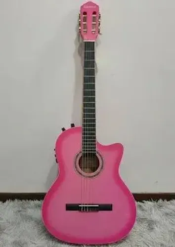 Violão rosa