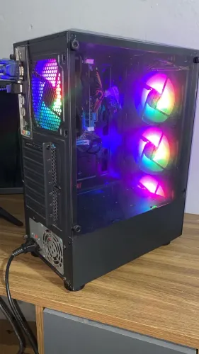 Gabinete pc gamer I5 3a Gen 8gb Ram Ssd 256gb Gpu 4gb Atx