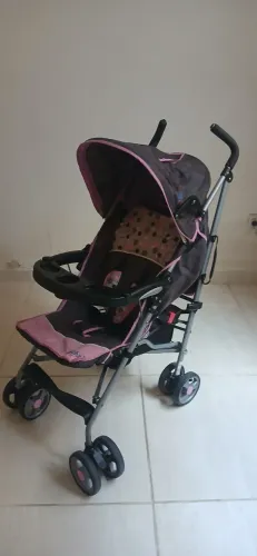 Carrinho De Bebê Reverse Ayoba Kids Cor Rosa