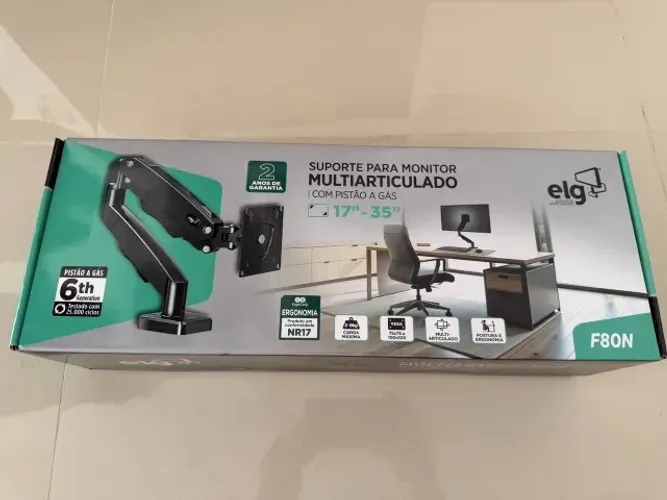 Suporte para Monitor Articulado de Mesa ELG F80N