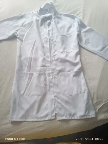 Jaleco branco tamanho P