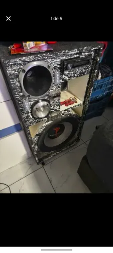 Caixa de som residencial, caixa bob, som automotivo, trio, JBL 