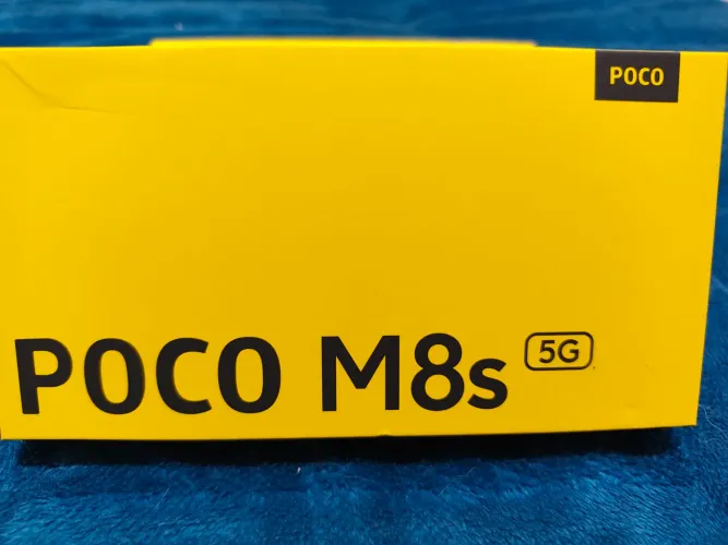 SMARTPHONE CELULARModelo: POCO M8s 5G (Cor: Branco / Blanco)<br>?Código do Modelo: 26067PC09G