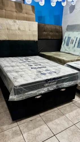 Colchão, cama box, baú, cabeceira. Entrega gratuita em 24h?