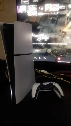 PS5 Slim 825GB + 1 Controle