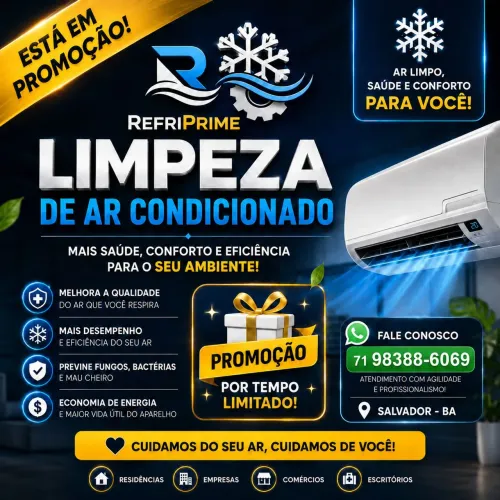 LIMPEZA DE AR CONDICIONADO