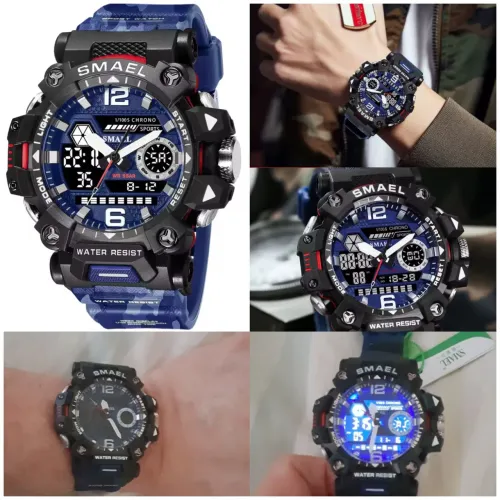 Relógio masculino esportivo multifuncional 