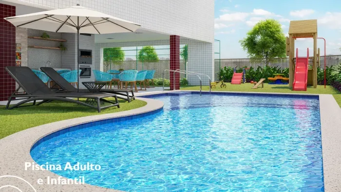 Imóvel para venda possui 61 metros quadrados com 3 quartos em Zumbi - Recife - PE