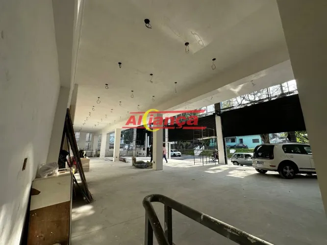 Salão comercial para alugar 660m² Mezanino, Vila Augusta - Guarulhos