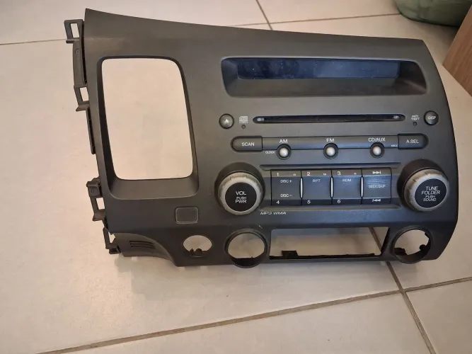 Central multimidia com moldura original do new civic (2006 - 2011)